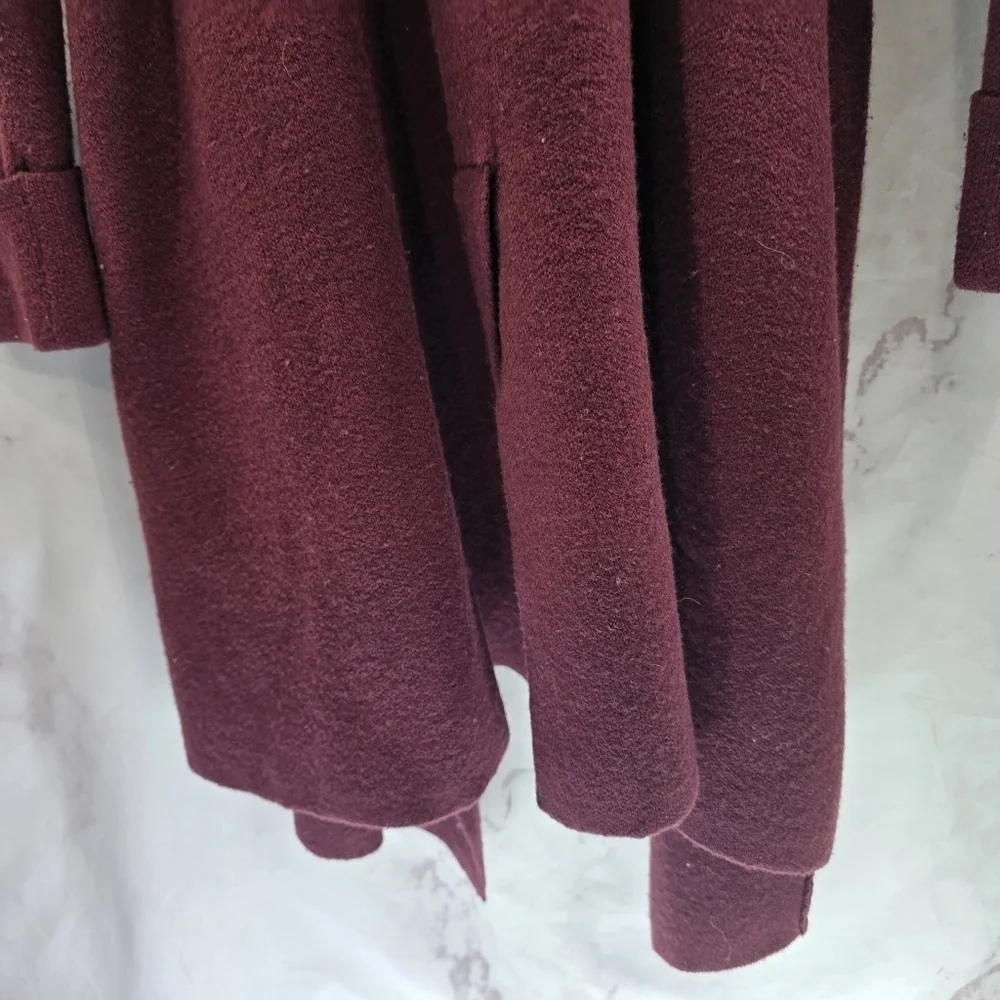 Anthropologie Robe Womens XL Red Moth Wool Blend Housecoat Bath Mayella